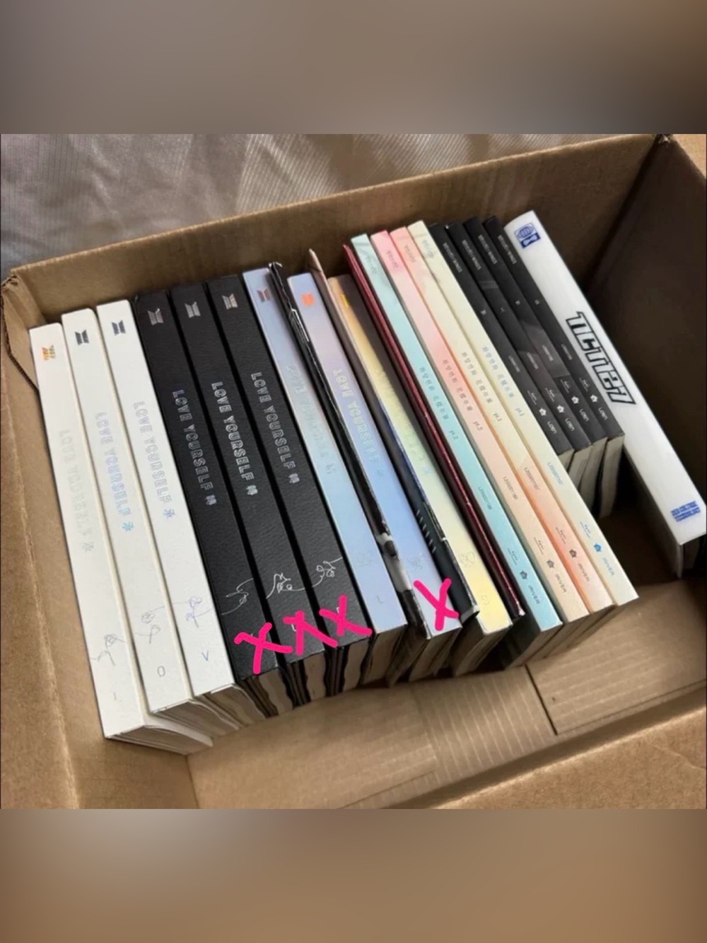 BTS 13 albums - love yourself her / answer / wings / ITMFL 1 & 2 (+ NCT)
